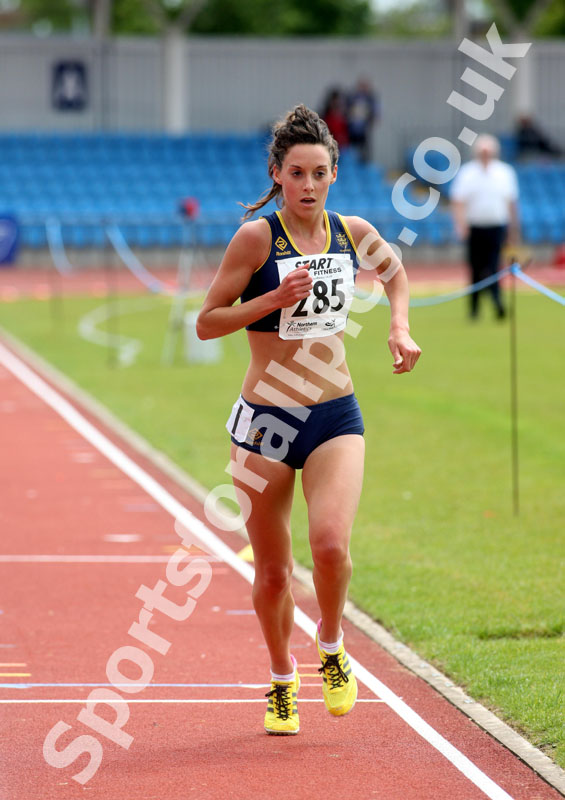Jo Maddick (Kingston upon Hull AC), senior womens 5000 metres, Northern Championships, Sport City, Manchester